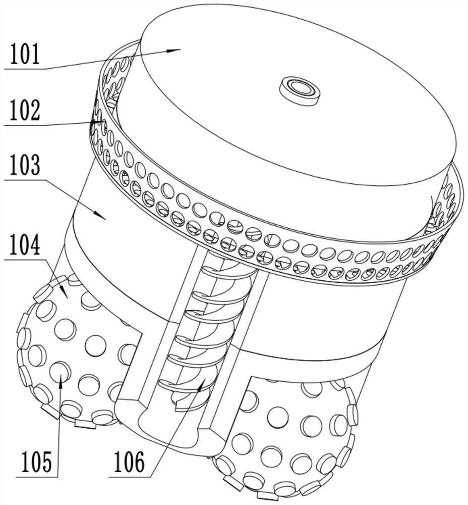 PDC bit capable of achieving salvaging while drilling