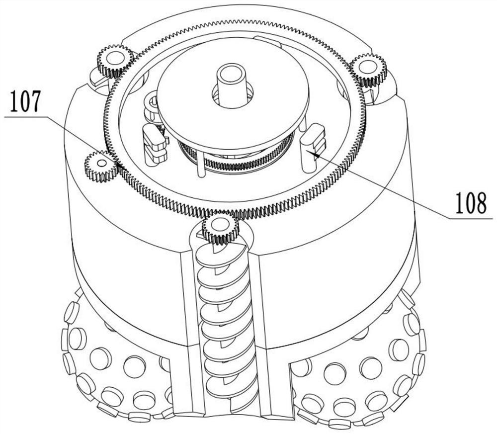 PDC bit capable of achieving salvaging while drilling