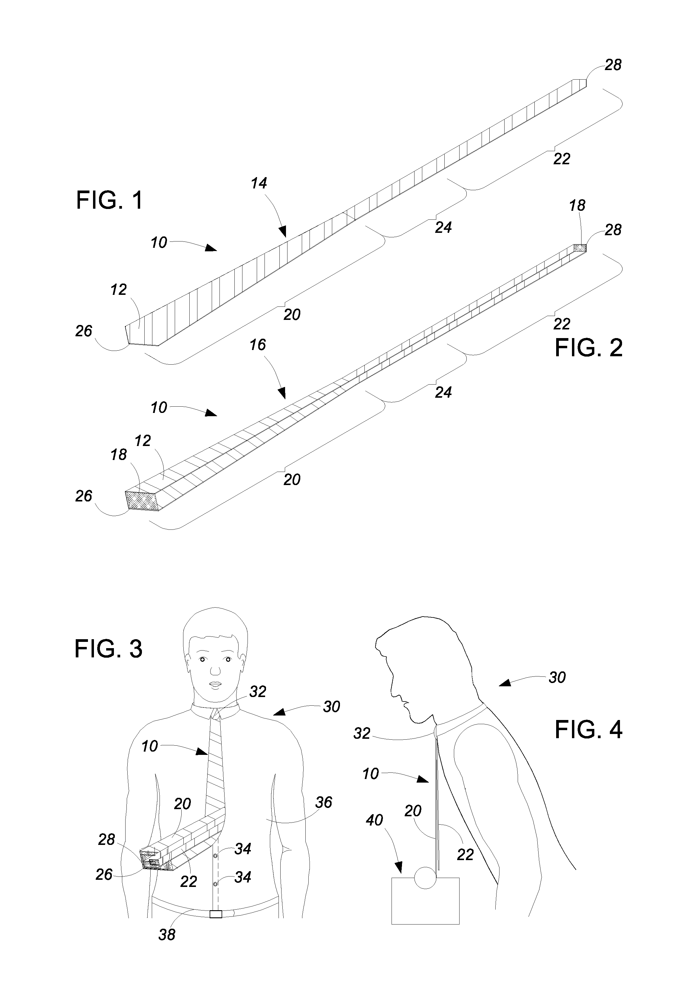 Necktie having fastening system for securing necktie to shirt button