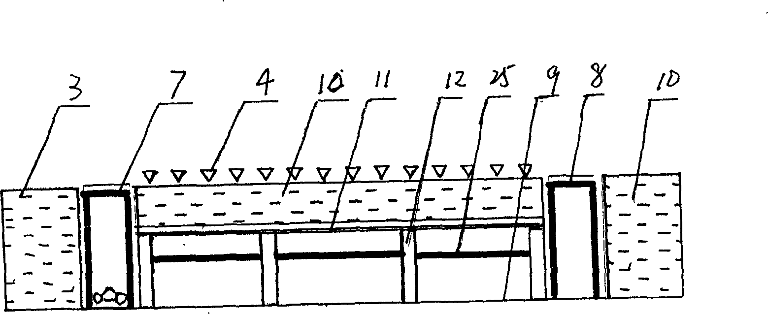 Non-lane self-lifting underground parking lot