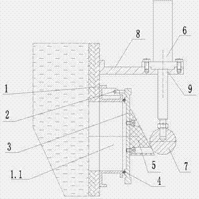 Square lifting intercepting flap valve