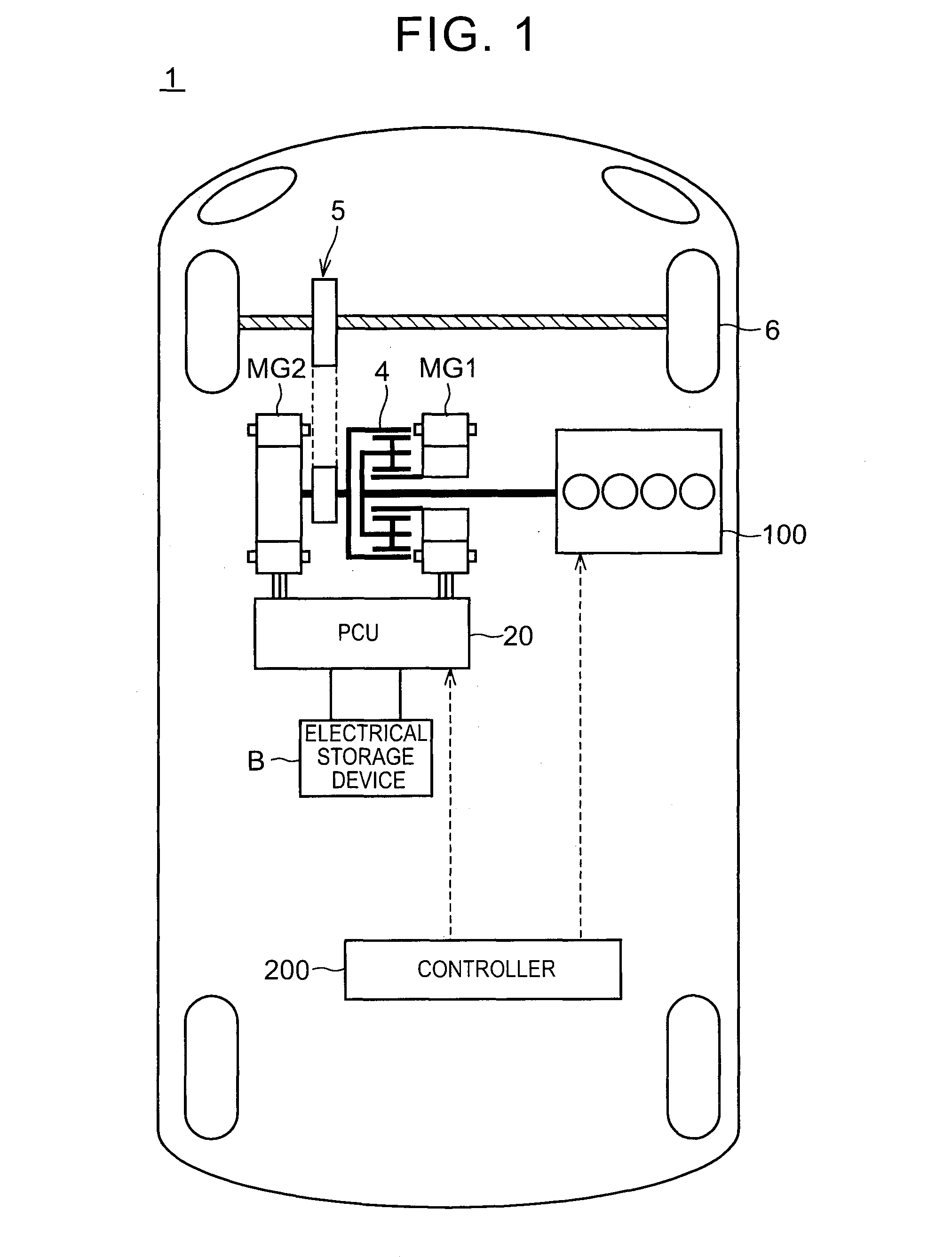 Hybrid vehicle, control device for hybrid vehicle, and control method for hybrid vehicle with throttle valve control according the temperature of the battery