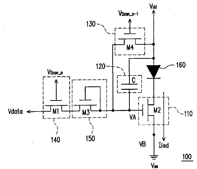 Driving device for light-emitting component