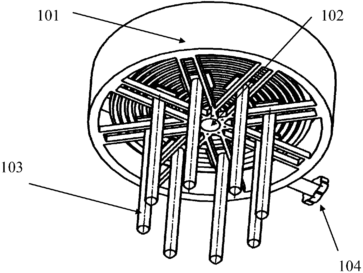 Static stiffness testing device for telescopic shock absorber superposition valve