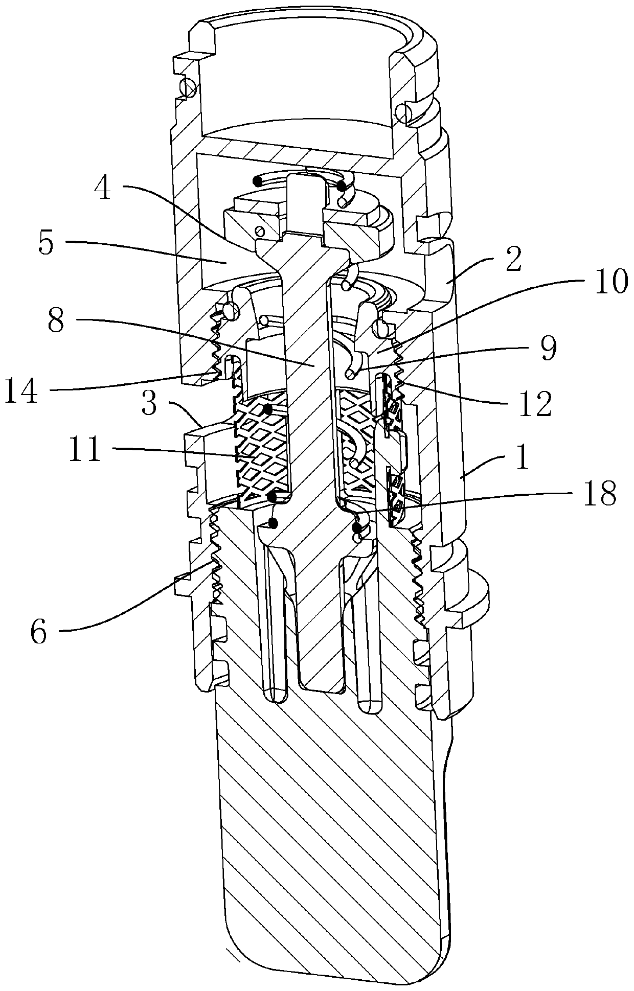 Valve element and water mixing valve applying same