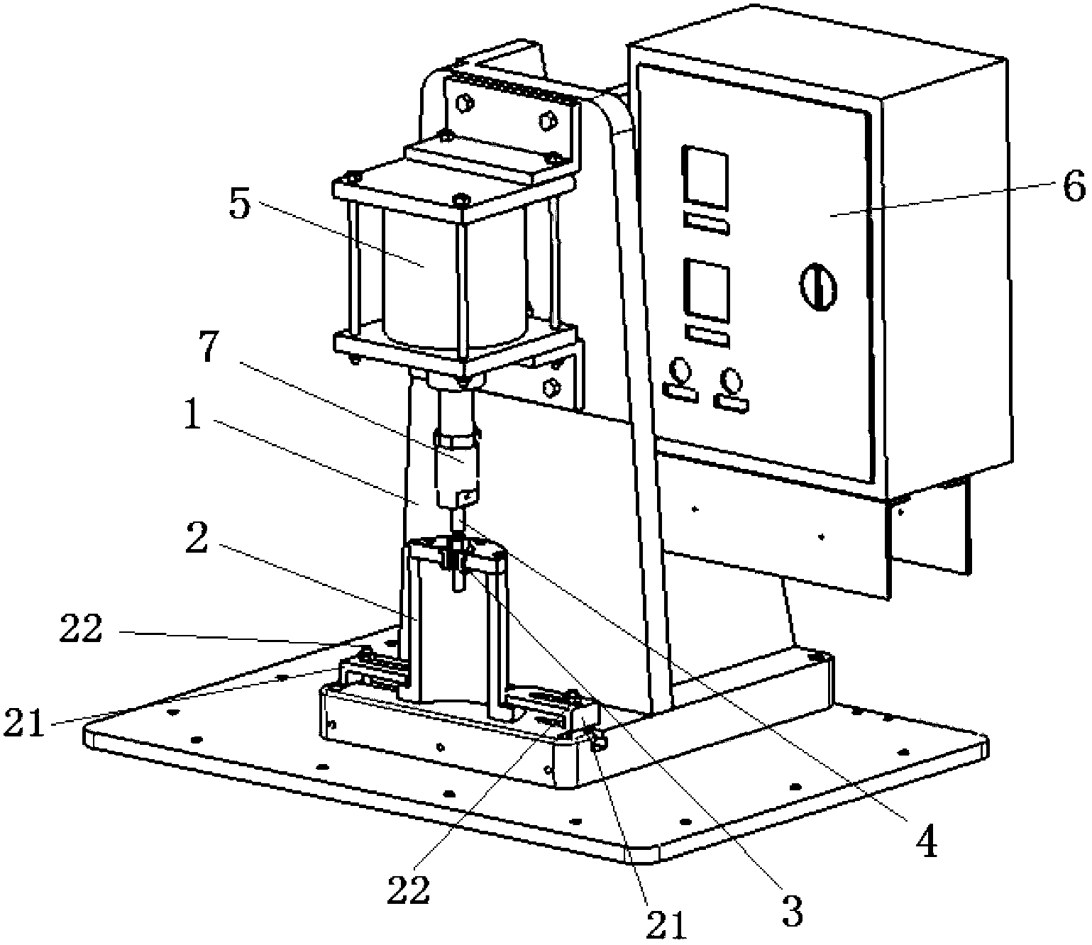 Packing press and nylon tube packing pressing method