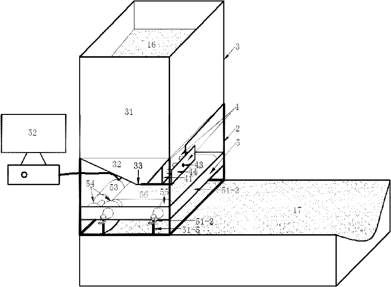 Bed load sediment feeding device for river engineering model test