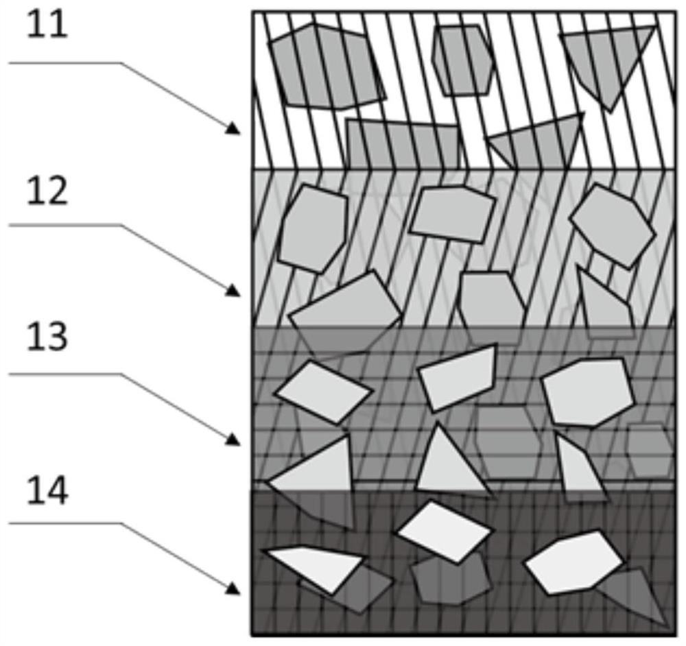 In-situ inorganic-organic composite spinning diaphragm as well as preparation method and application thereof