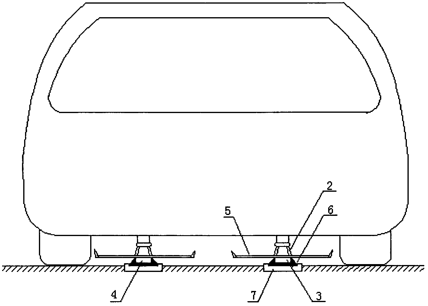 Charging system in driving state of electric cars