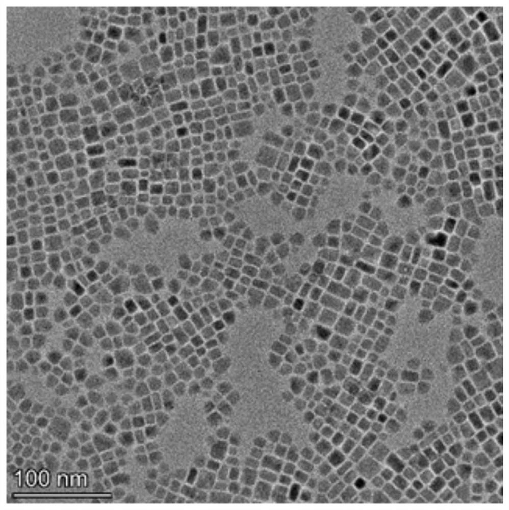 Lead-free all-inorganic indium-based zero-dimensional perovskite nanocrystal and manufacturing method thereof