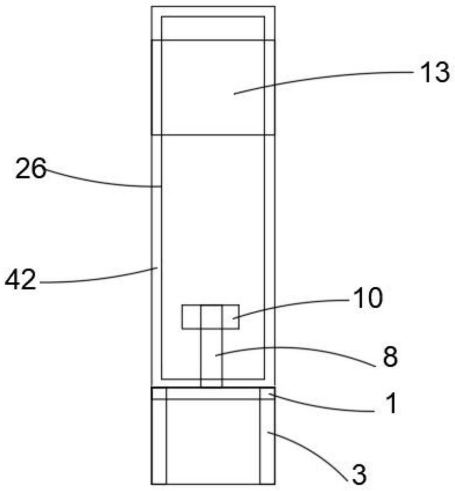 Circulating vertical drying tunnel for baking adhesive tapes