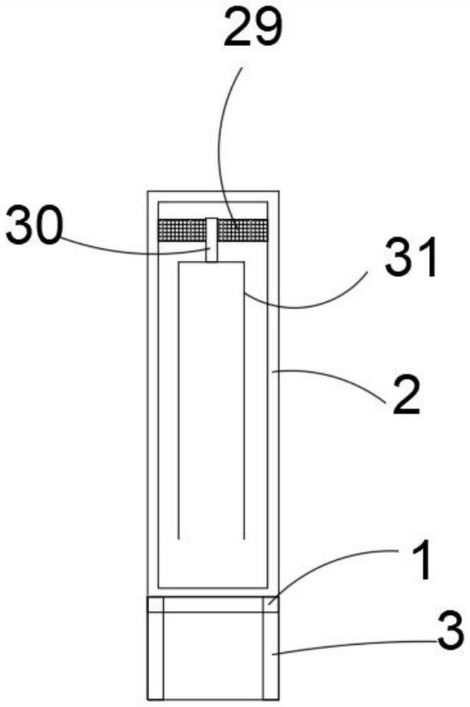 Circulating vertical drying tunnel for baking adhesive tapes