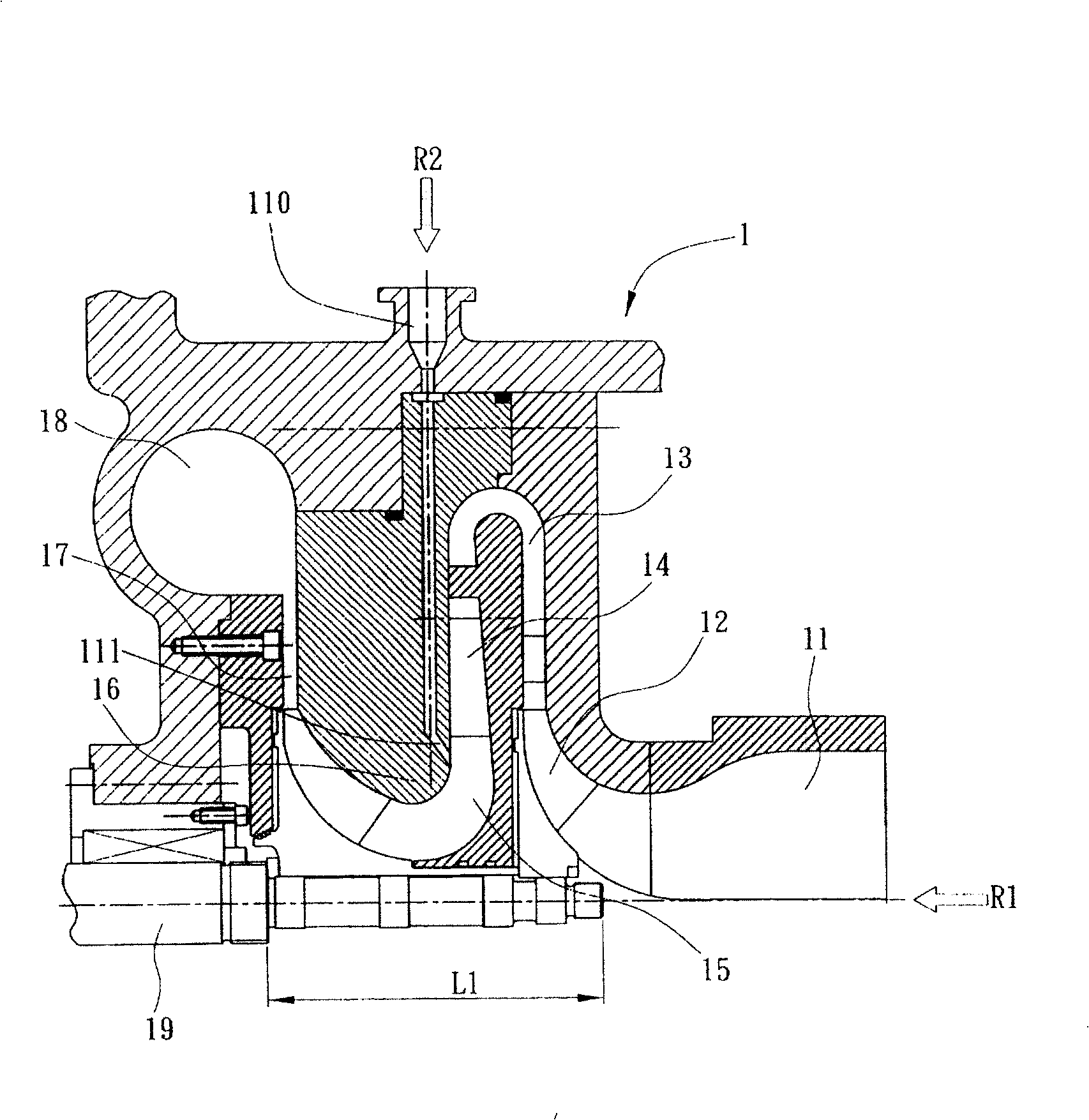 Compressor jet flow path structure