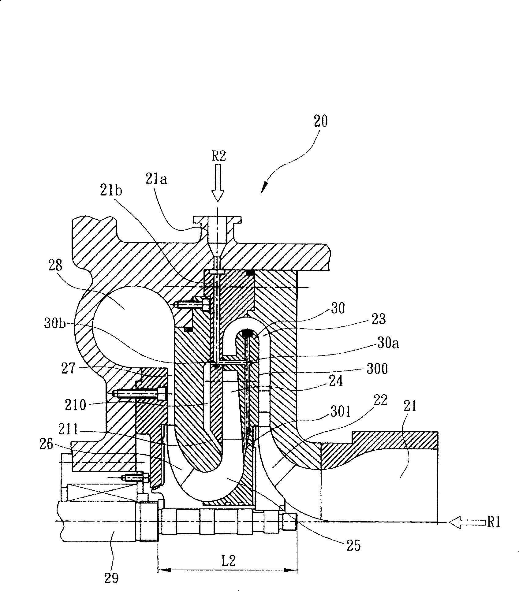 Compressor jet flow path structure