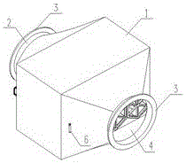 Honeycomb-shaped laminar flow-plug flow type photocatalytic reactor