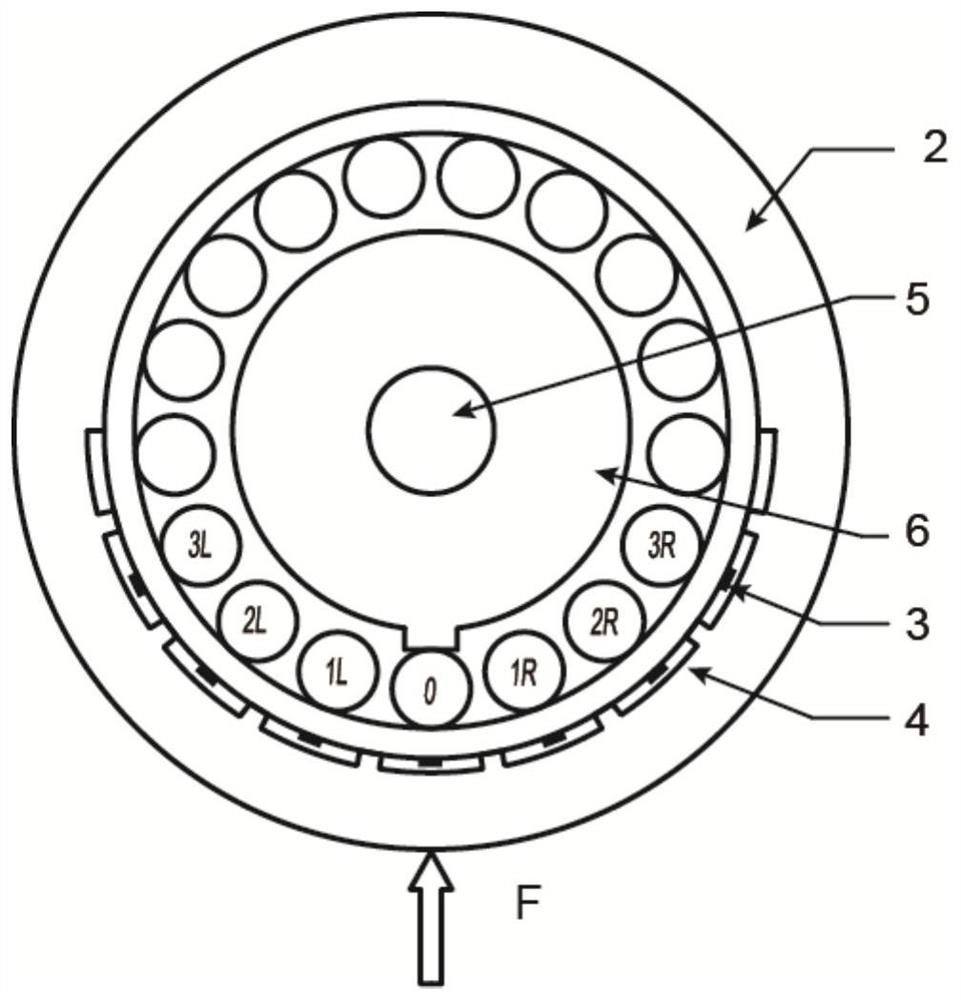 Testing method of internal radial clearance of bearing