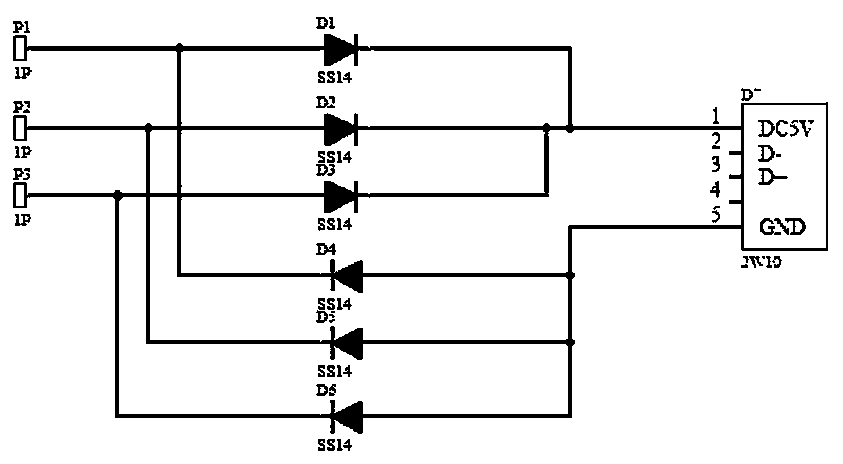 Charging device for portable electronic products