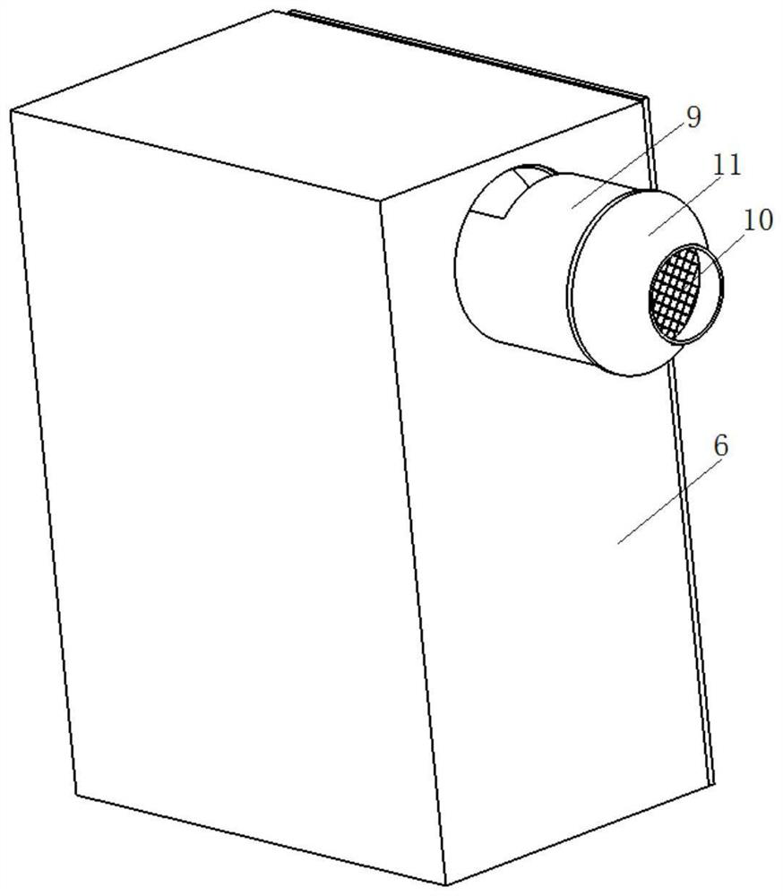 Axial pulse vortex ring generation device based on positive and negative pressure alternating closed chamber deformation