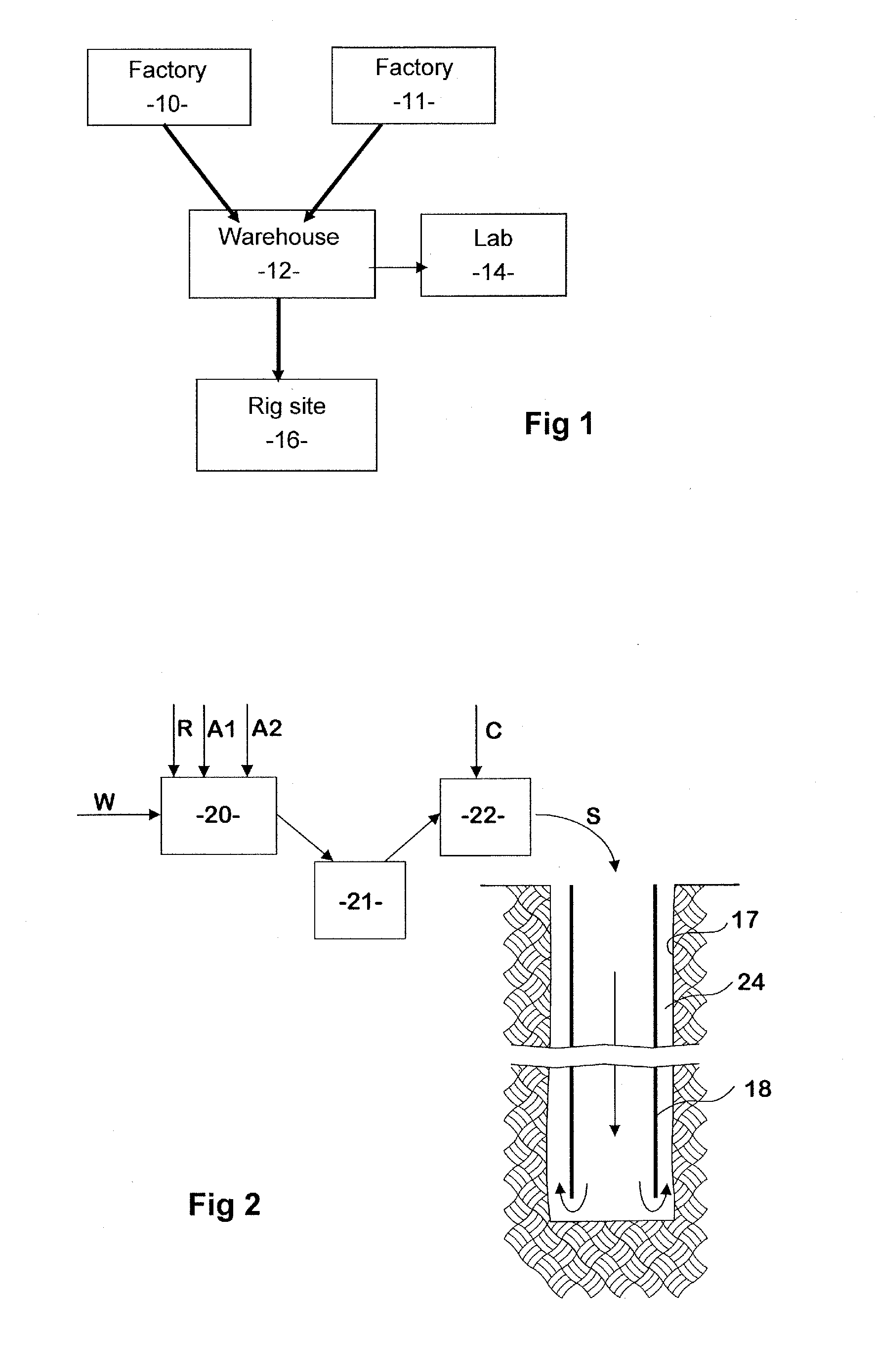 Preparation of setting slurries