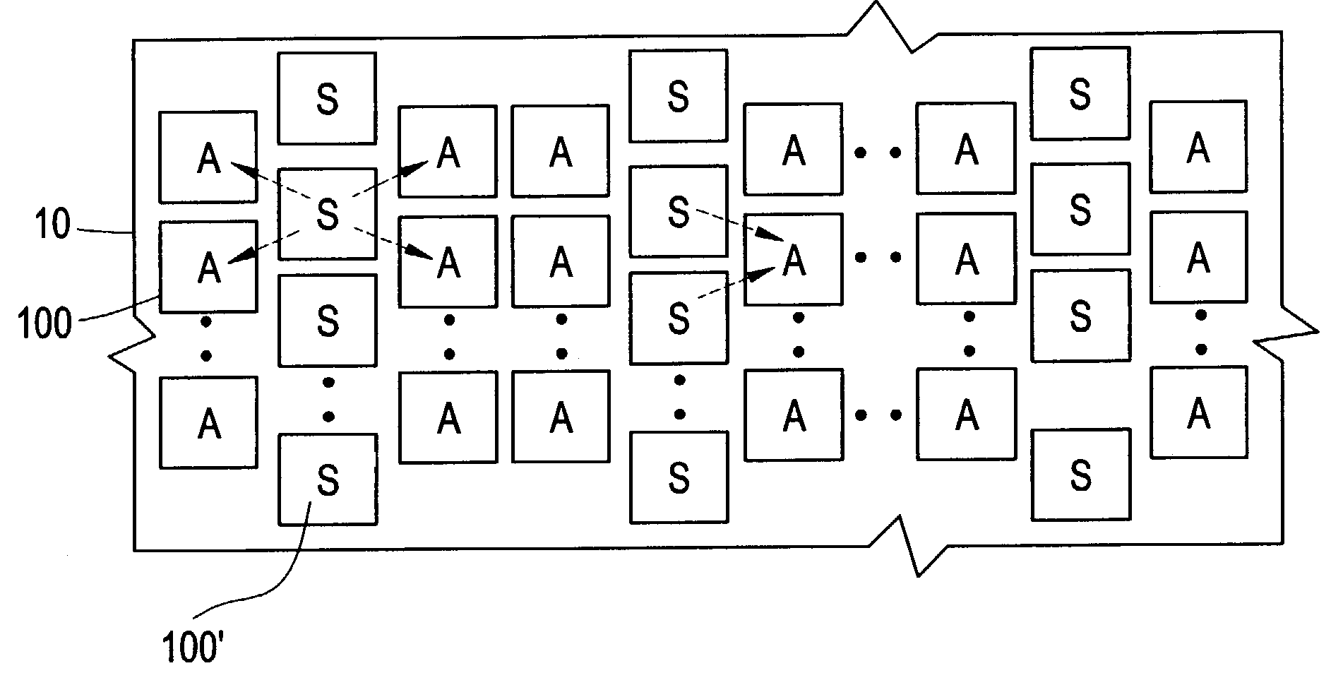 Fault tolerant cell array architecture