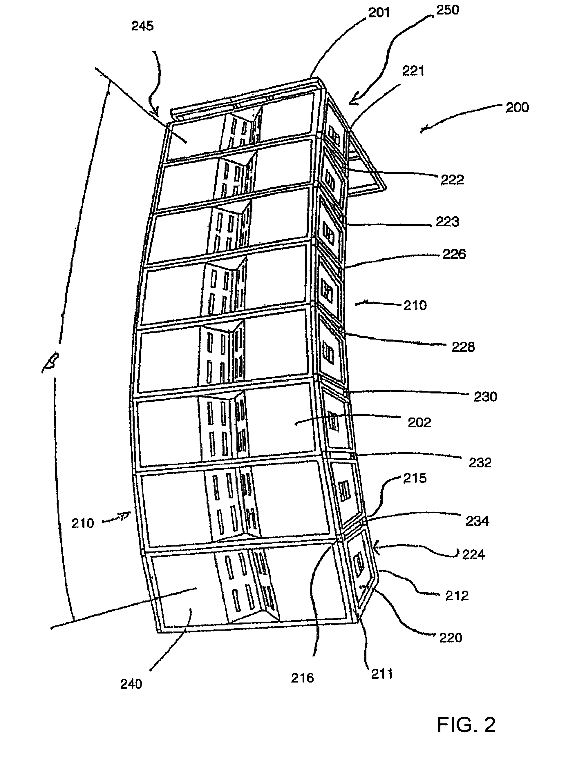 Rigging system for line array speakers