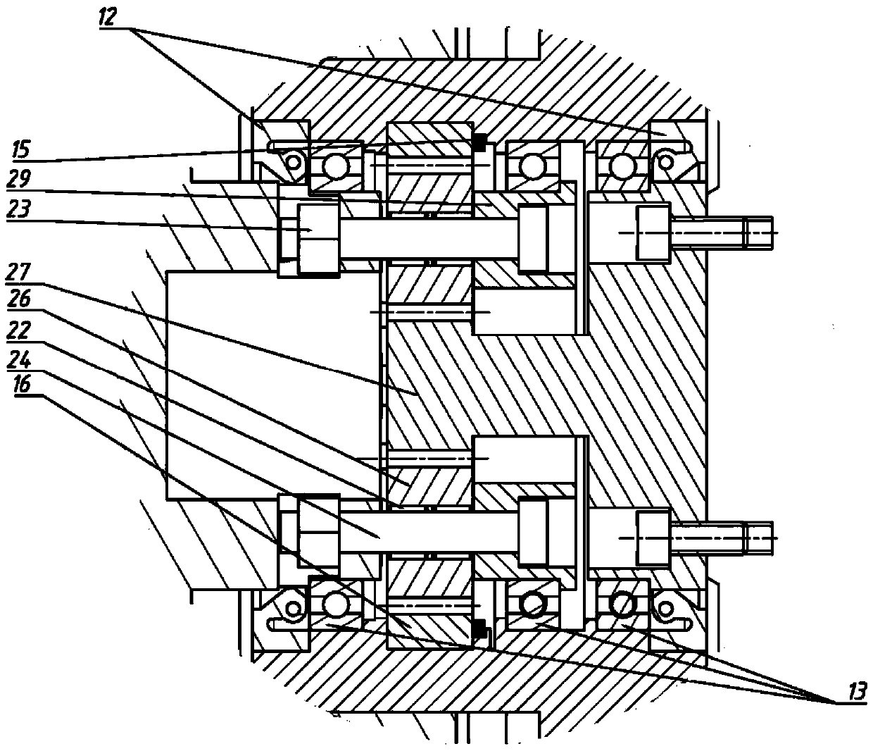 A power transmission integrated electric wheel