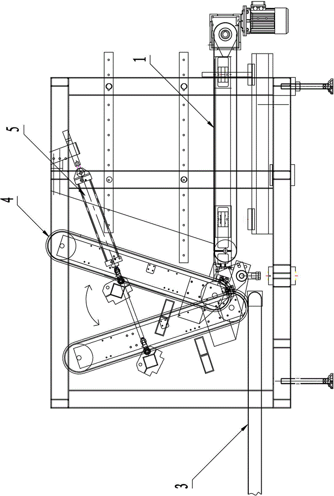 Method for distributing ceramic tiles and brick transferring mechanism applied to method