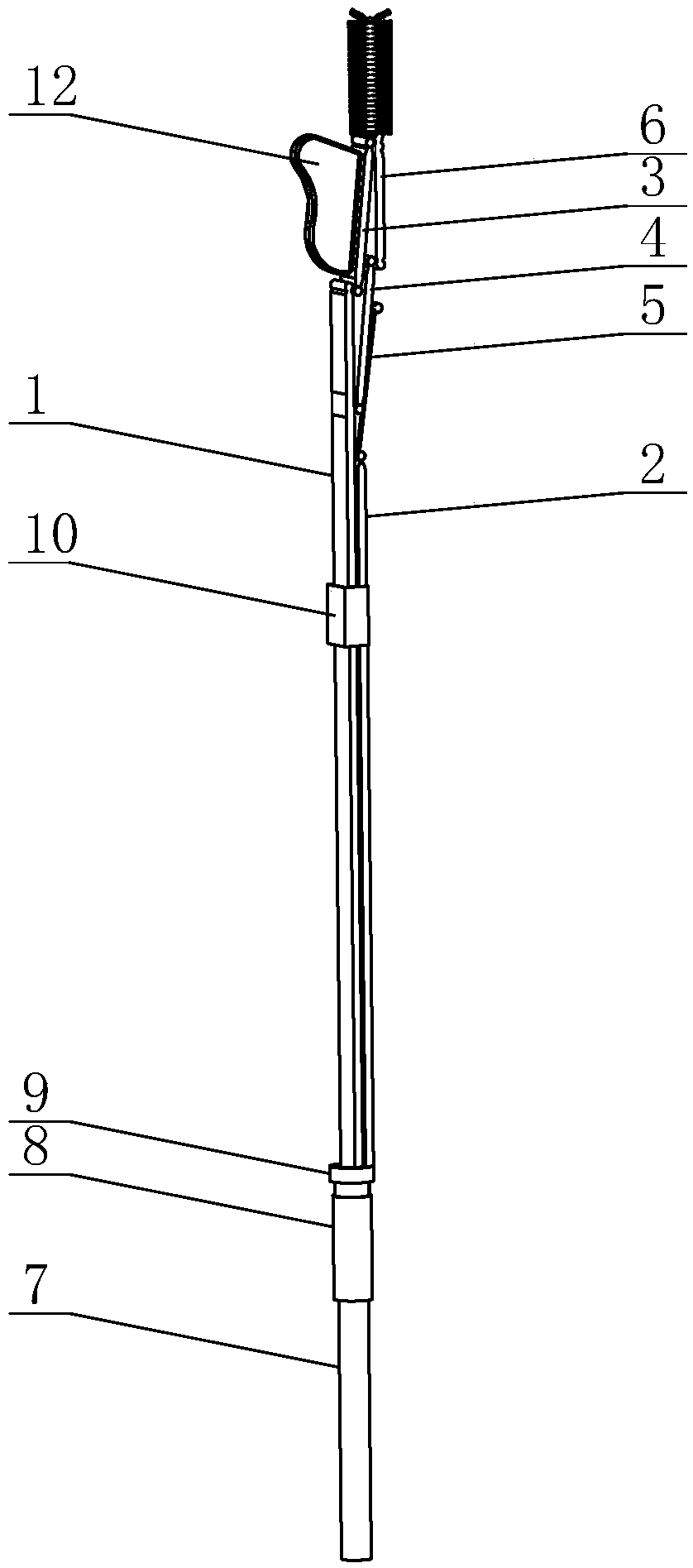 Pathological sampling device for cervix uteri