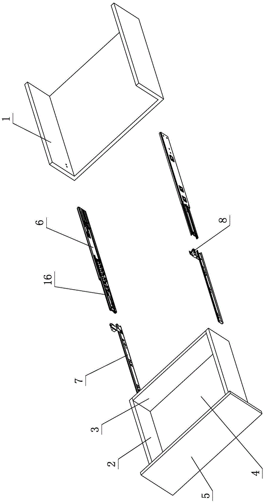 Stable structure for furniture drawers