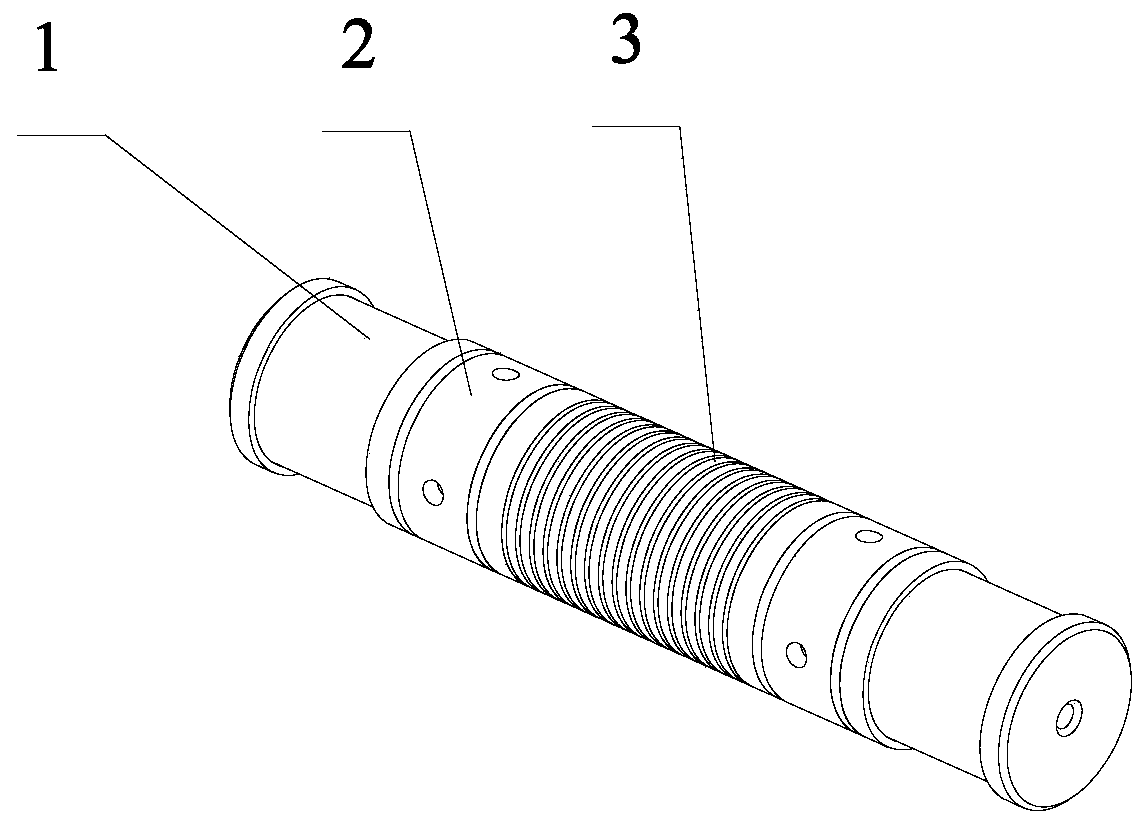 Series type modular pipeline crawling soft robot