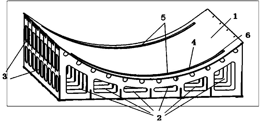 Preparation device of aircraft composite material fuselage wall panels and preparation method thereof