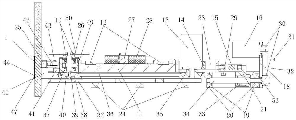 A steel bar breaking device suitable for narrow spaces