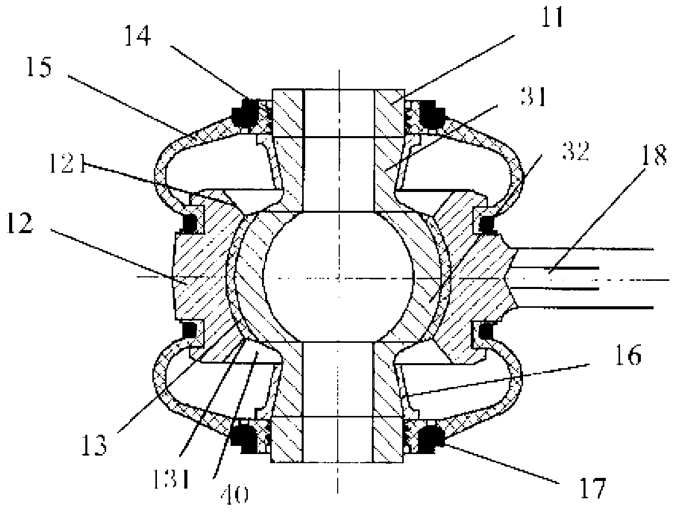 Ball socket sleeve connected with automotive suspension control arm