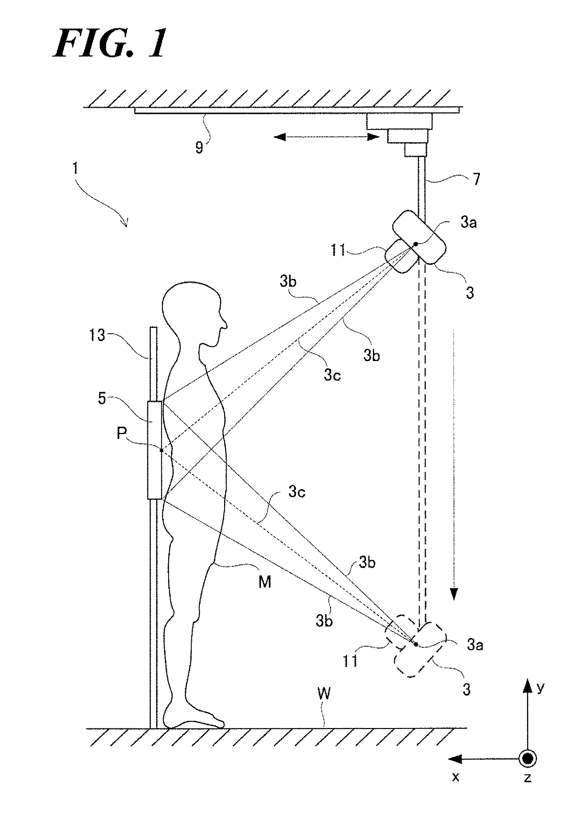 Radiation tomography device