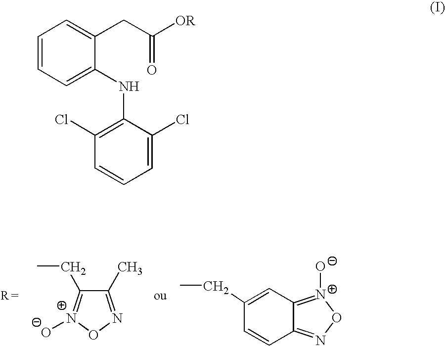 Drugs Derived from Diclofenac Containing No-Donor Heterocycles, Composition and Method of Inflammation Treatment