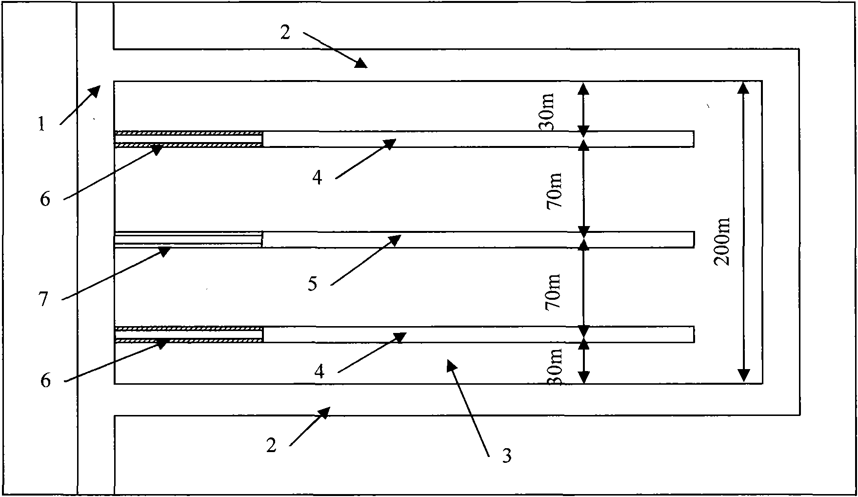 Method for extracting coal seam gas by underground heat injection