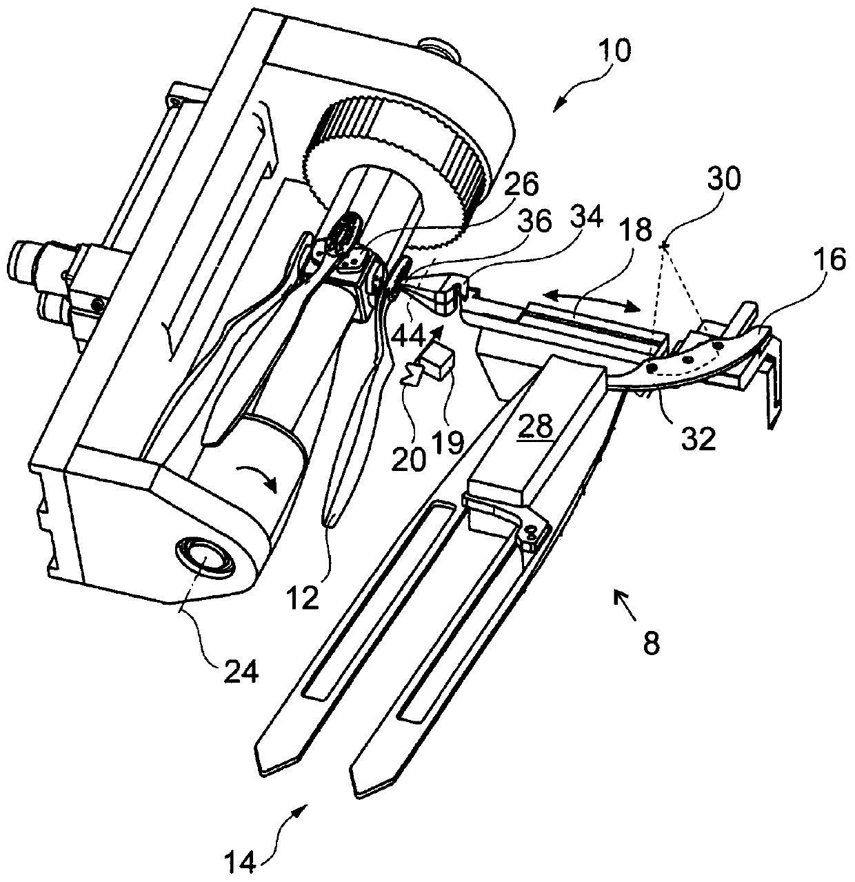 Brush tufting device