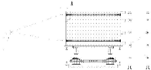 A positioning device and construction method for prefabricated longitudinal full-length prestressed tunnels in short-line method box girder segments