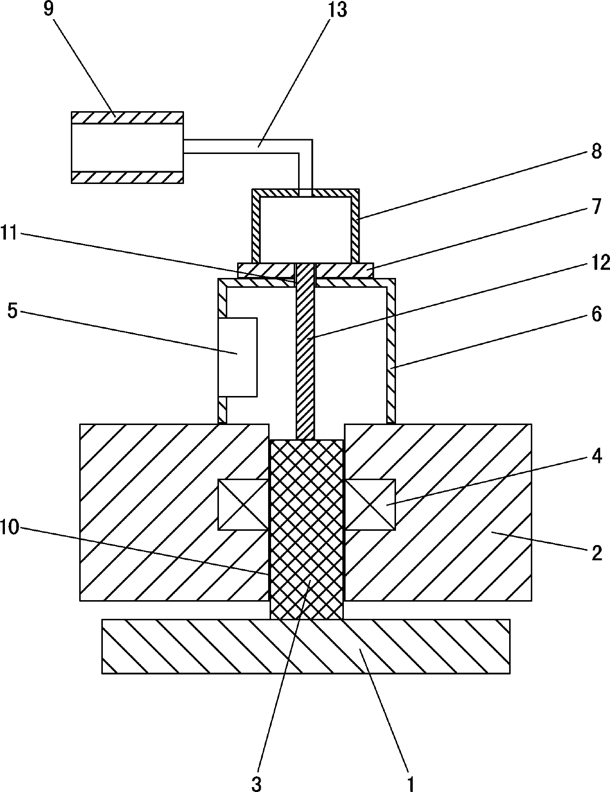 Hydraulic automatic ultrasonic probe for elasticity imaging