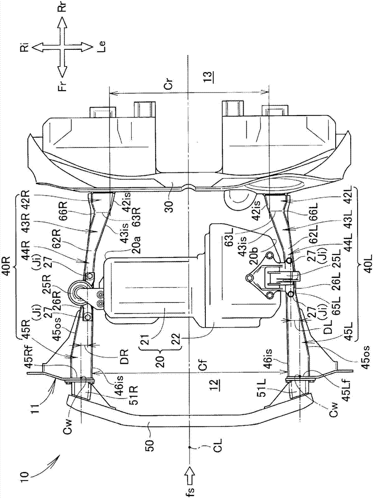 Front body structure