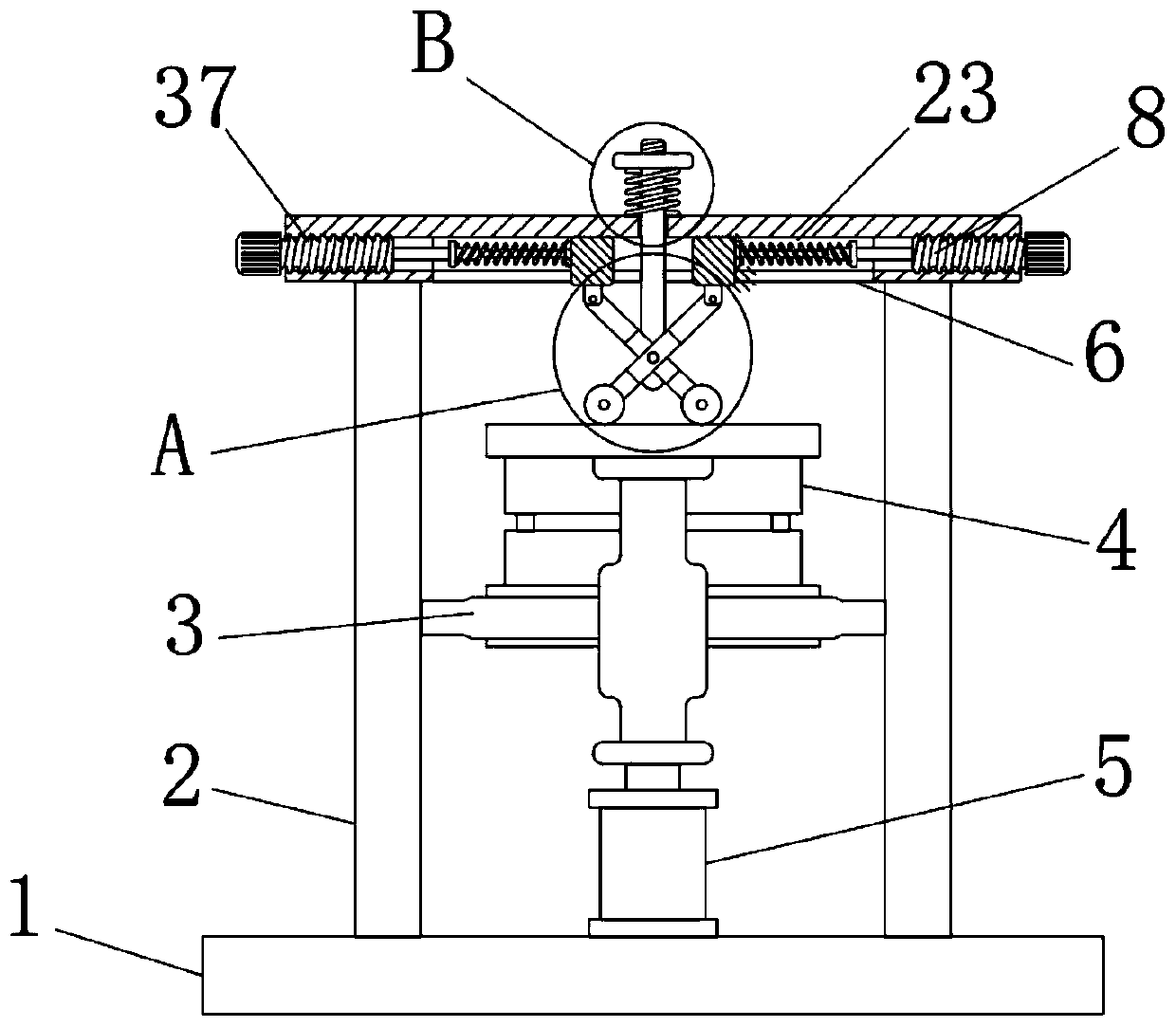 Plastic mold releasing device