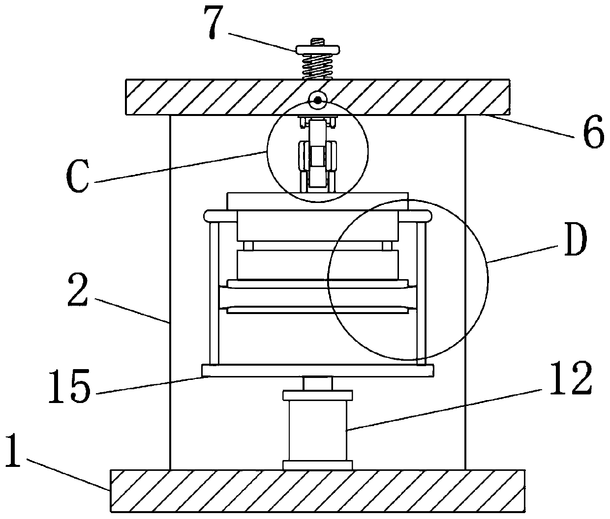 Plastic mold releasing device