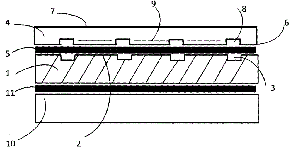 Stress-reducing laser chip structure and heat sink structure and preparation method thereof