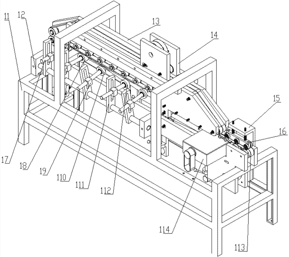 Inner foxing forming device for carton forming and forming method thereof