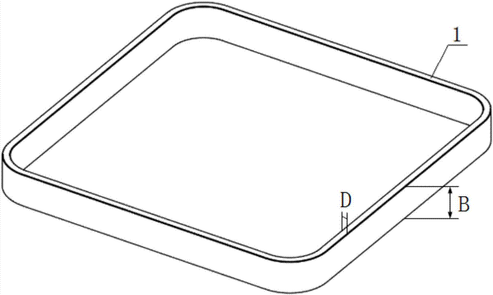 Closed rectangular-section FRP stirrup and manufacturing method thereof