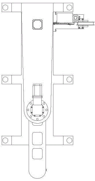 Vertical polarization wire grid production device