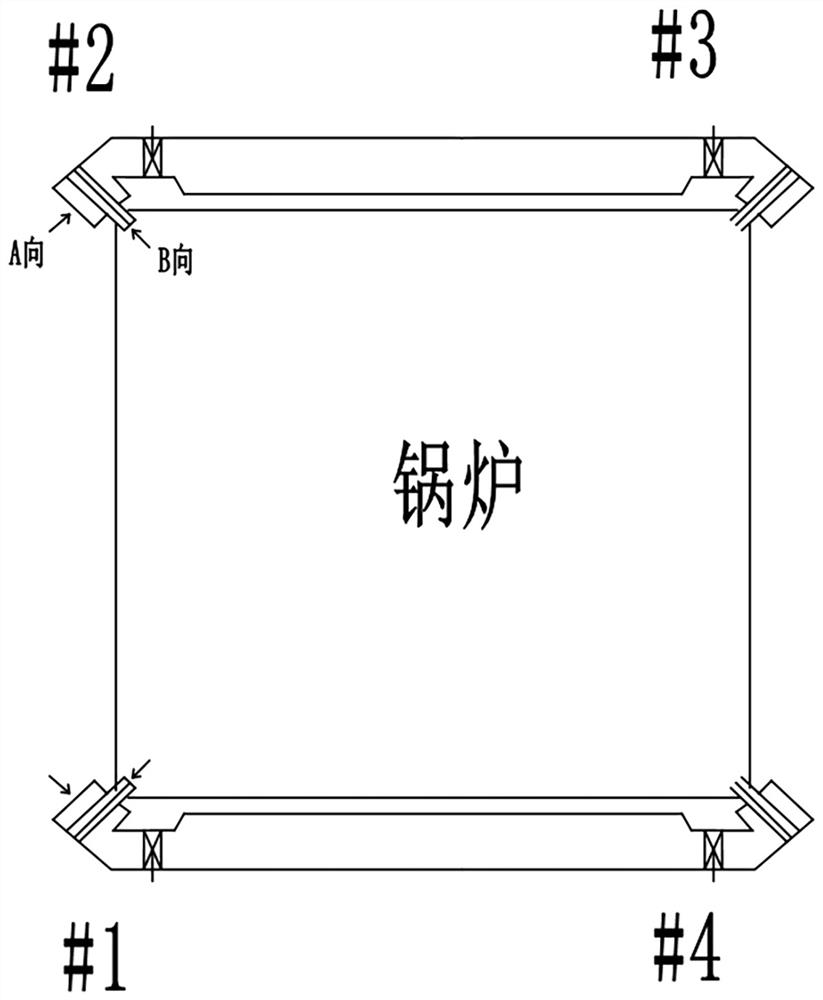 Combined combustion stabilizer capable of separating thick pulverized coal and thin pulverized coal and controlling concentration