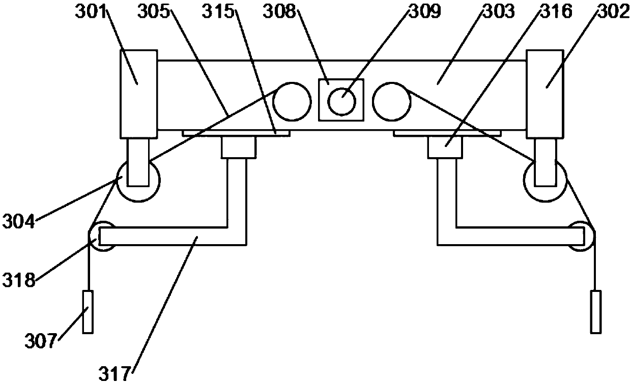 Adjustable electric traction device used for rehabilitation of orthopedics department