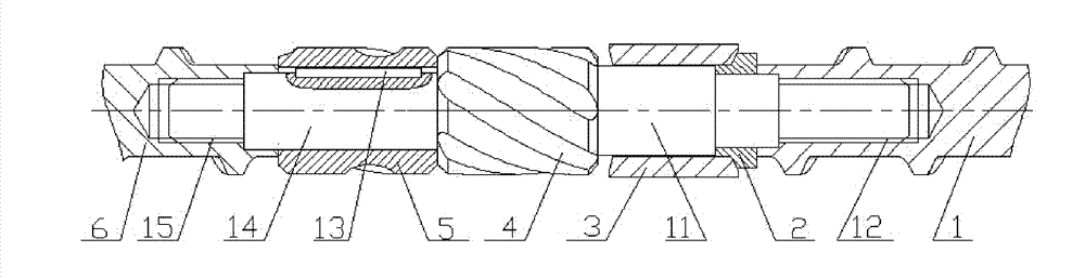 Micro-foaming injection-molding screw rod