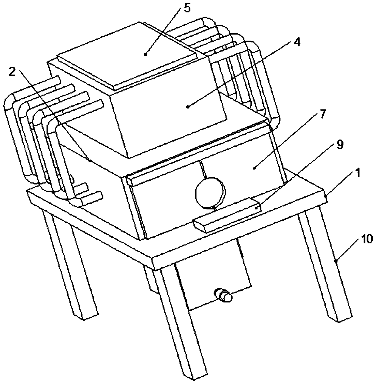 Rehabilitation physiotherapy device for rheumatism immunology department